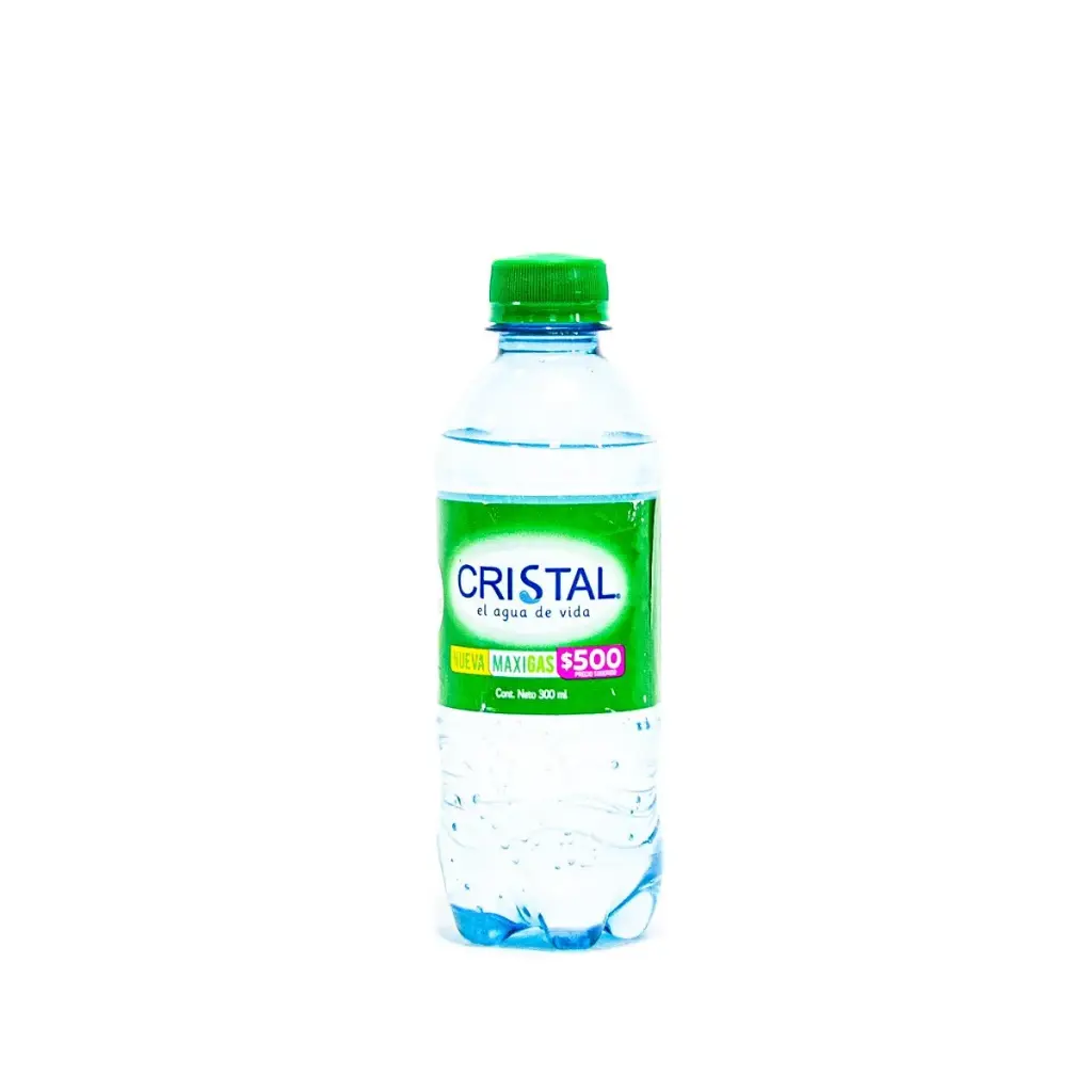 Agua Cristal Con Gas 300 Ml