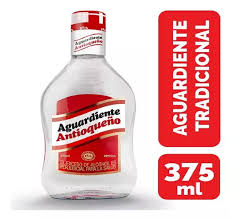 Aguardiente Antioqueño Rojo Media 375 Ml