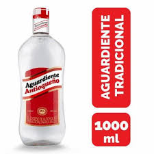 Aguardiente Antioqueño Rojo Vidrio 1000 Ml