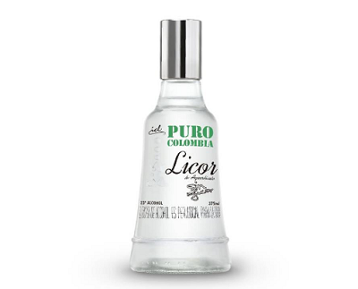 Aguardiente Puro Colombia Verde 375 Ml