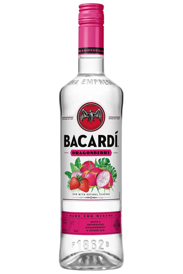 Bacardi Dragon Berry 750 Ml