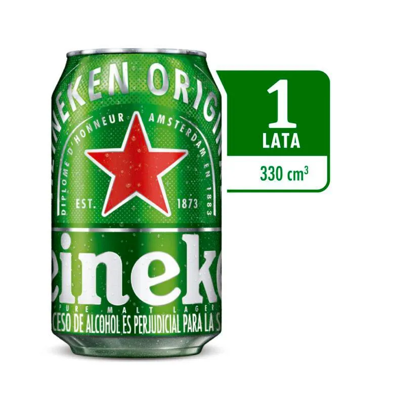 Cerveza Heineken Lata 330 Ml