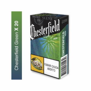 Cigarrillo Chesterfield Green Cajetilla