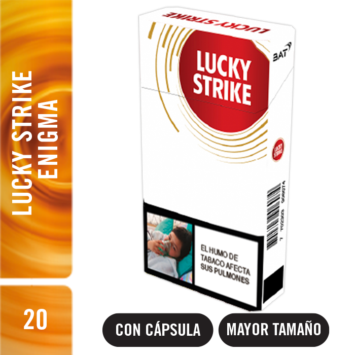 Cigarrillo Lucky Strike Enigma Cajetilla