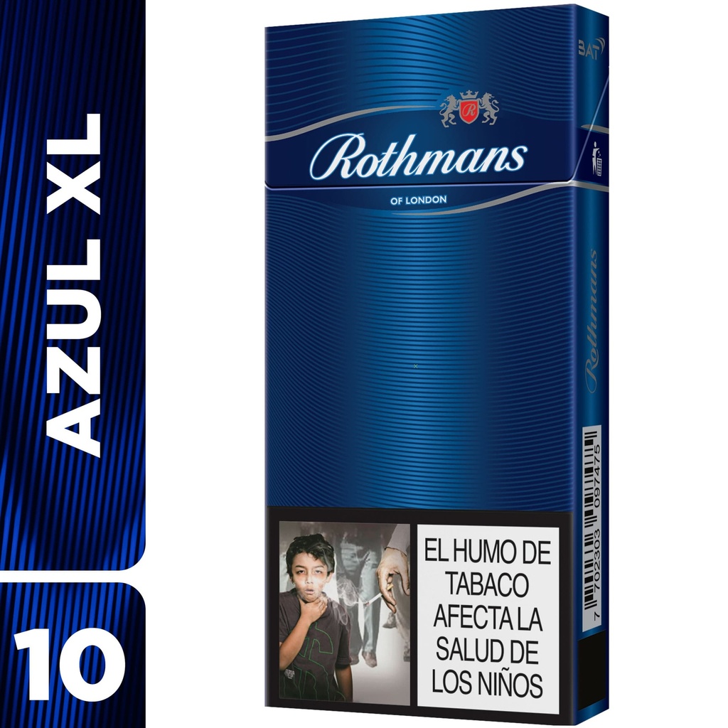 Cigarrillo Rothmans Azul Media