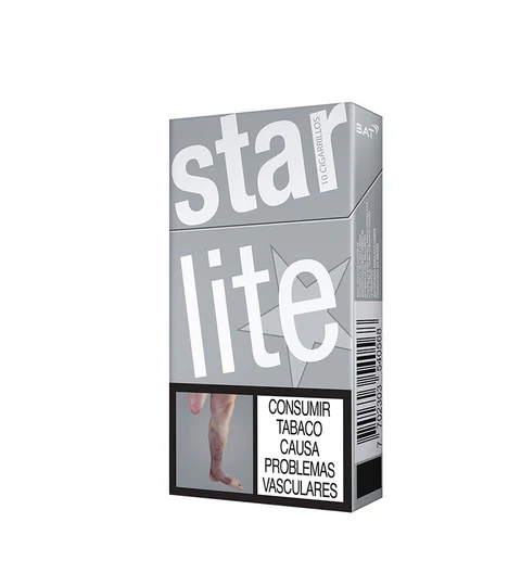 Cigarrillo Starlite Silver Media