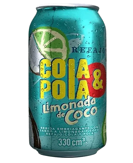 Cola Y Pola Limonada Coco Lata 330 Ml