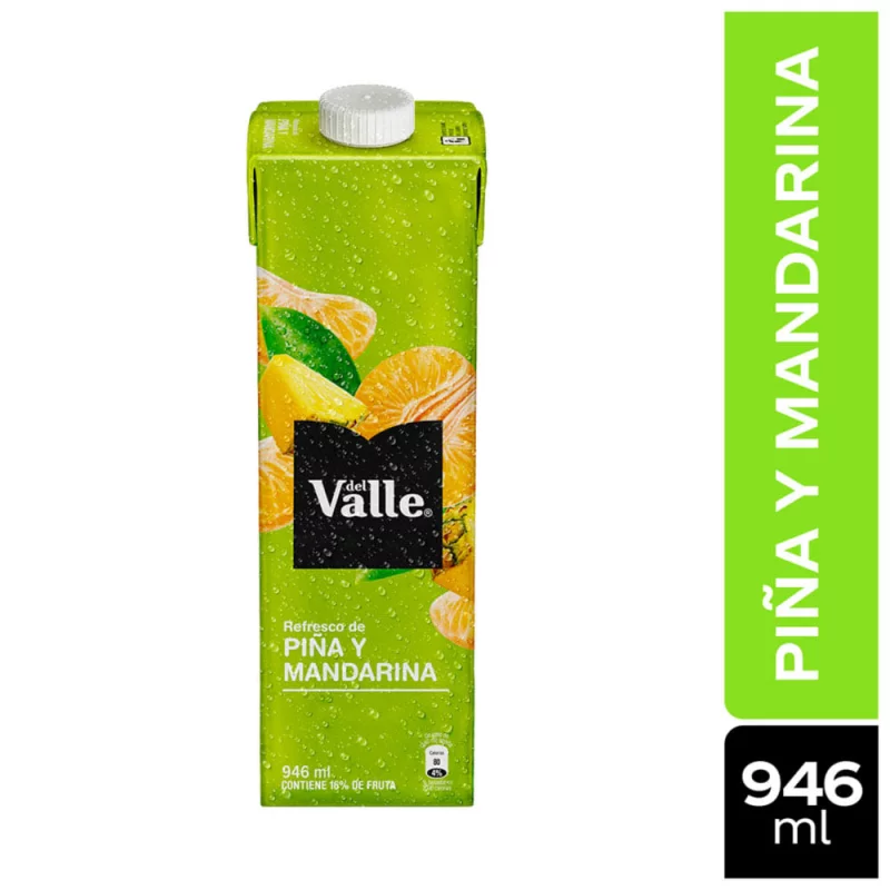 Del Valle Frutal Mandarina Piña 946 Ml