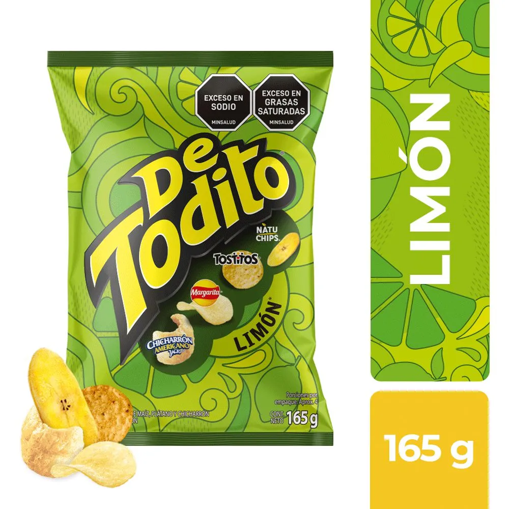 Detodito Familiar  Limon 165 Gr