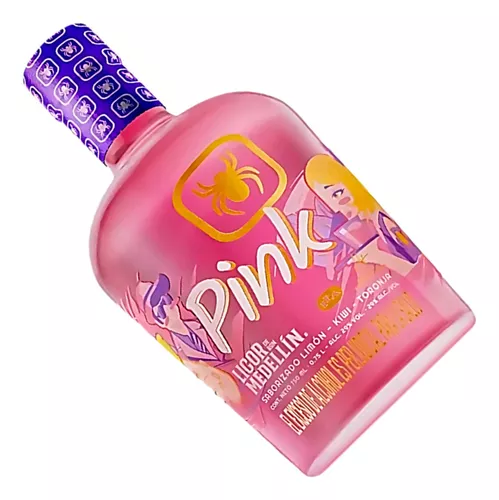 Licor Pink De Ron Medellin Bot 750 ML