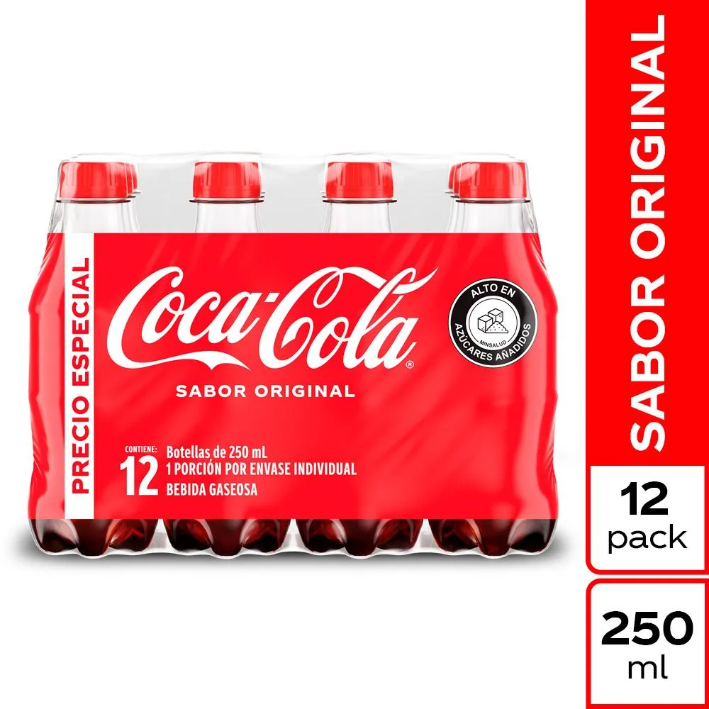 Sixpack Coca Cola Original Pet 250 Ml