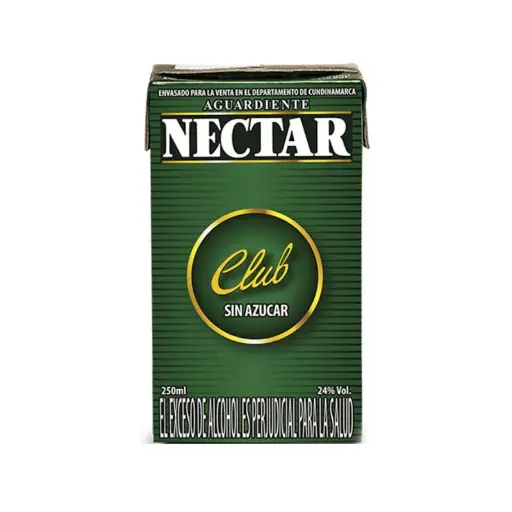 [AD00007] Aguardiente Nectar Club Tetra 250 Ml