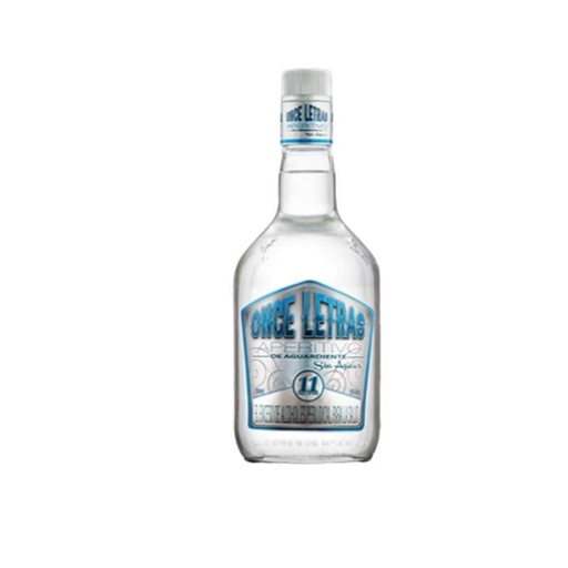 [AD00016] Aguardiente Once Letras 750 Ml