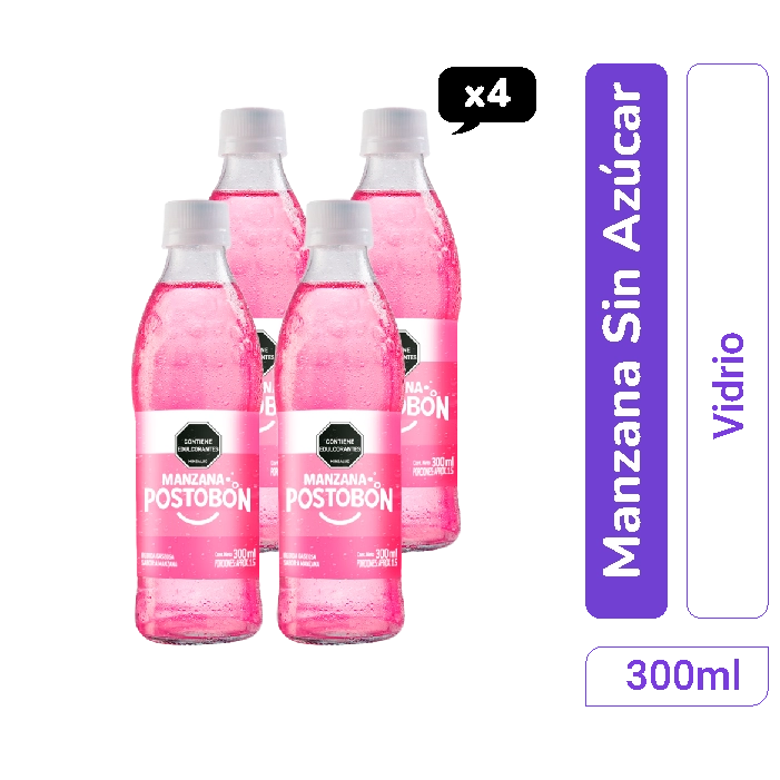 Gaseosa Manzana Cero 300 Ml