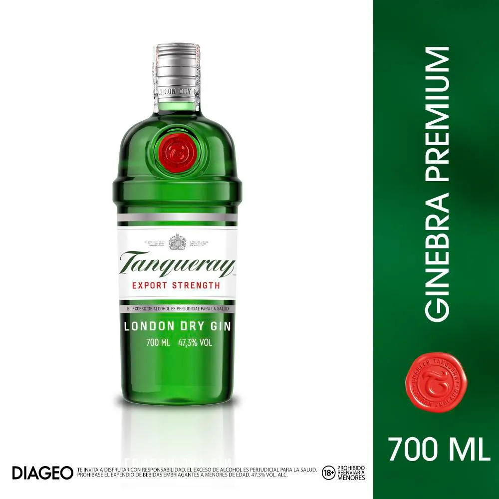 Ginebra Tanqueray London Dry Gin 700 Ml