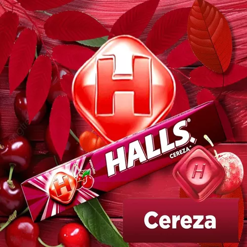 Halls Barra Cereza 25,2g