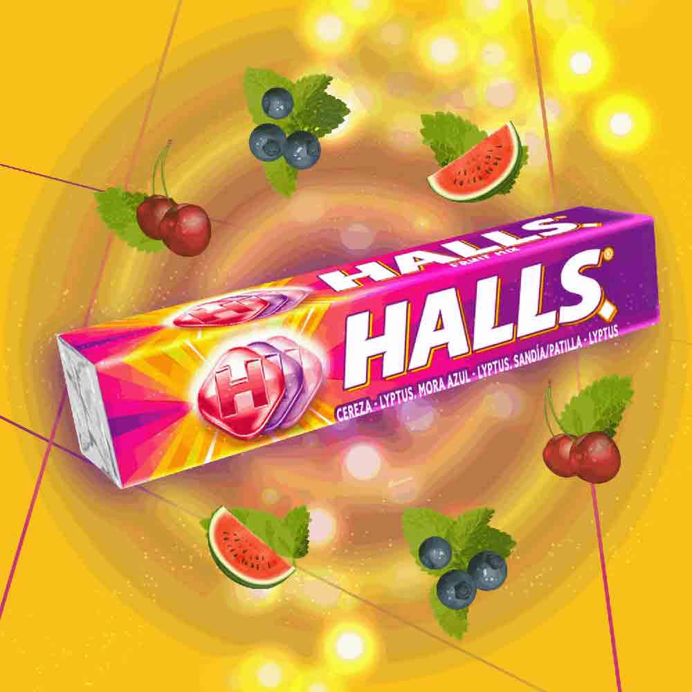 Halls Barra Fruit Mix 25,2g