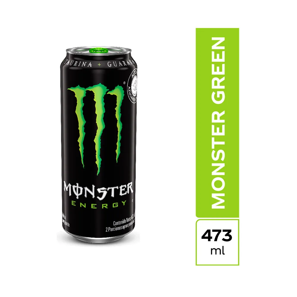 Monster Green Lata 473 Ml