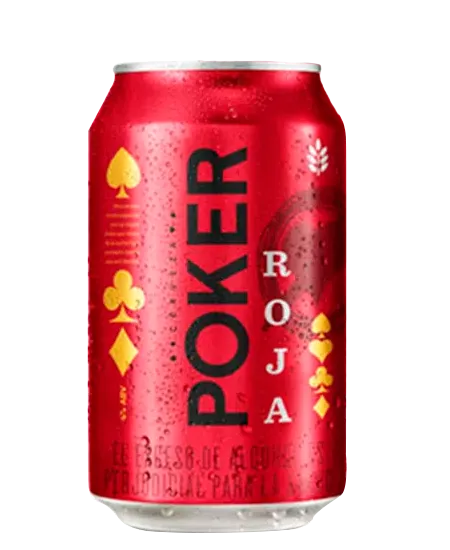 Poker Roja Lata 330 Ml