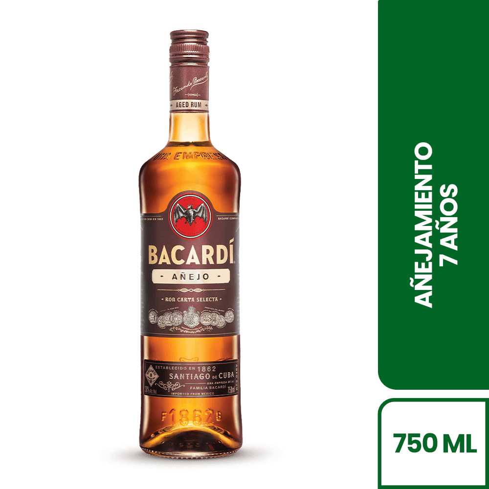 Ron Bacardi Añejo 750Ml