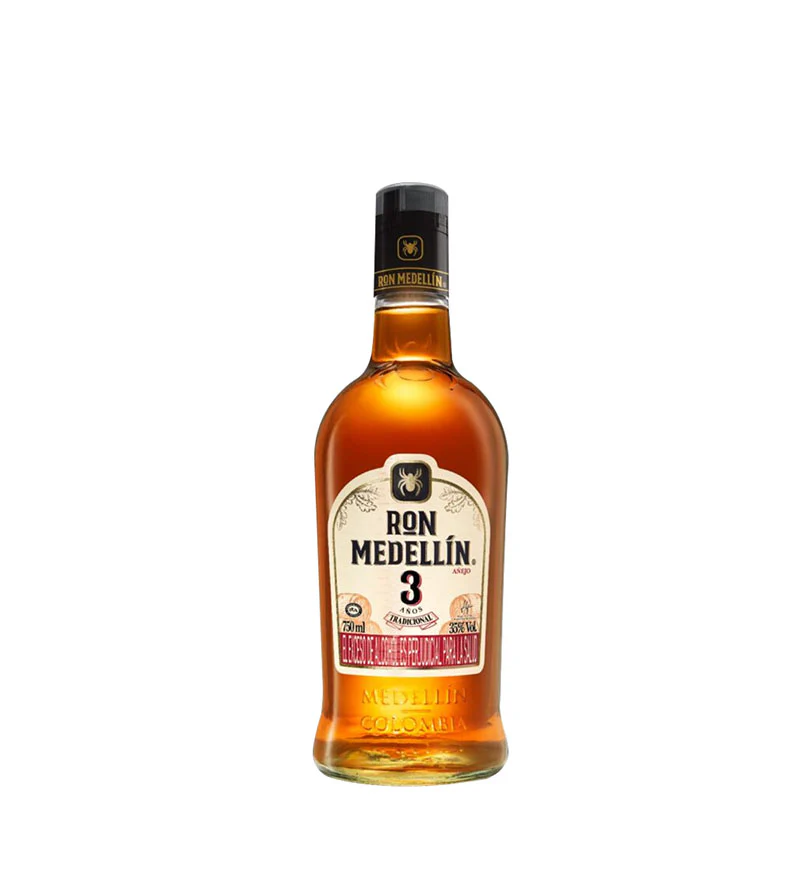 Ron Medellin 3 Años 750 Ml