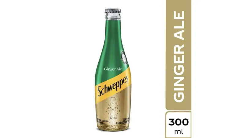 Schweppes Ginger 10 onz Vidrio