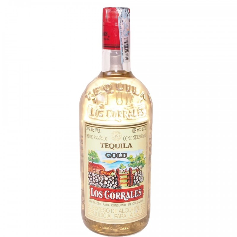 Tequila Los Corrales Gold 930 Ml