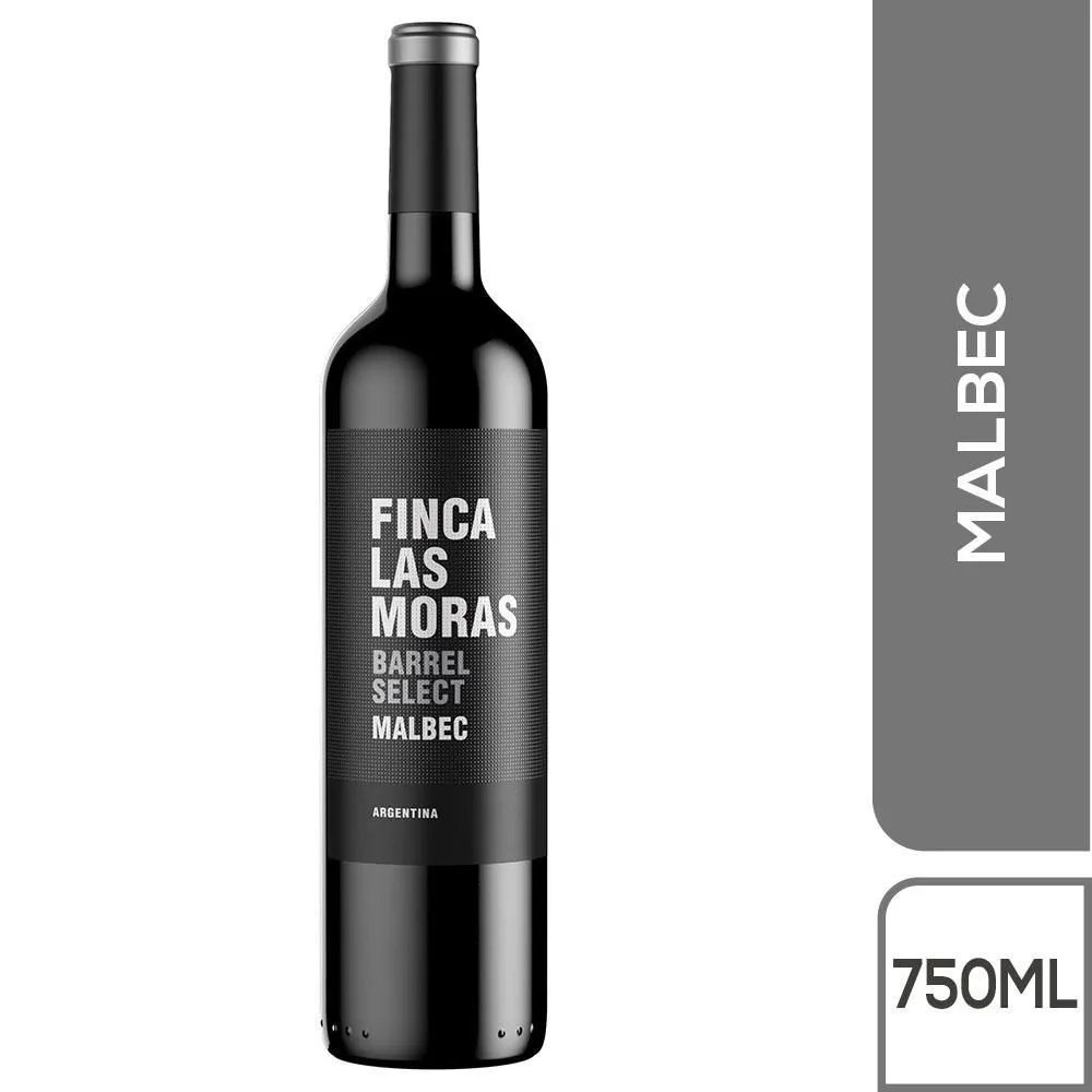 Vino Finca Las Moras Barrel Select Malbec 750 Ml