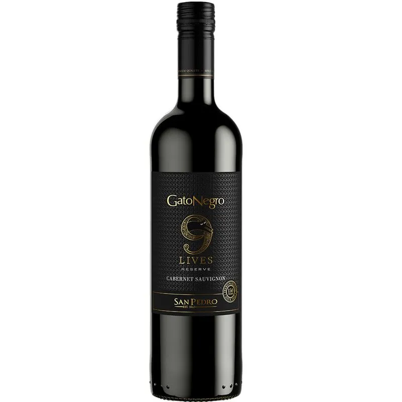 Vino Gato Negro 9 Lives Reserve 750Ml