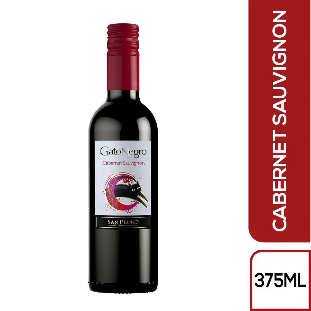 Vino Gato Negro Cabernet Suavingnon 375 Ml