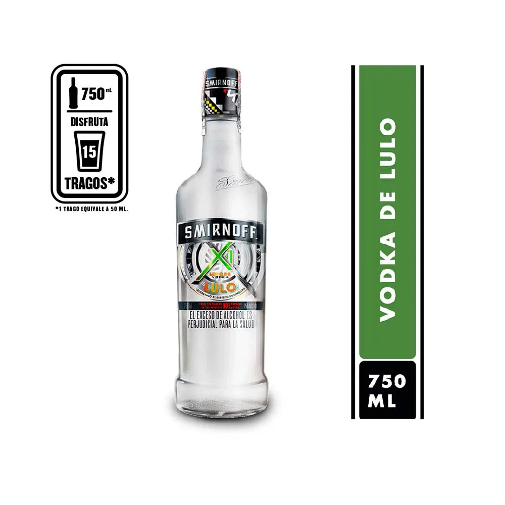 Vodka Smirnoff Lulo 750 Ml