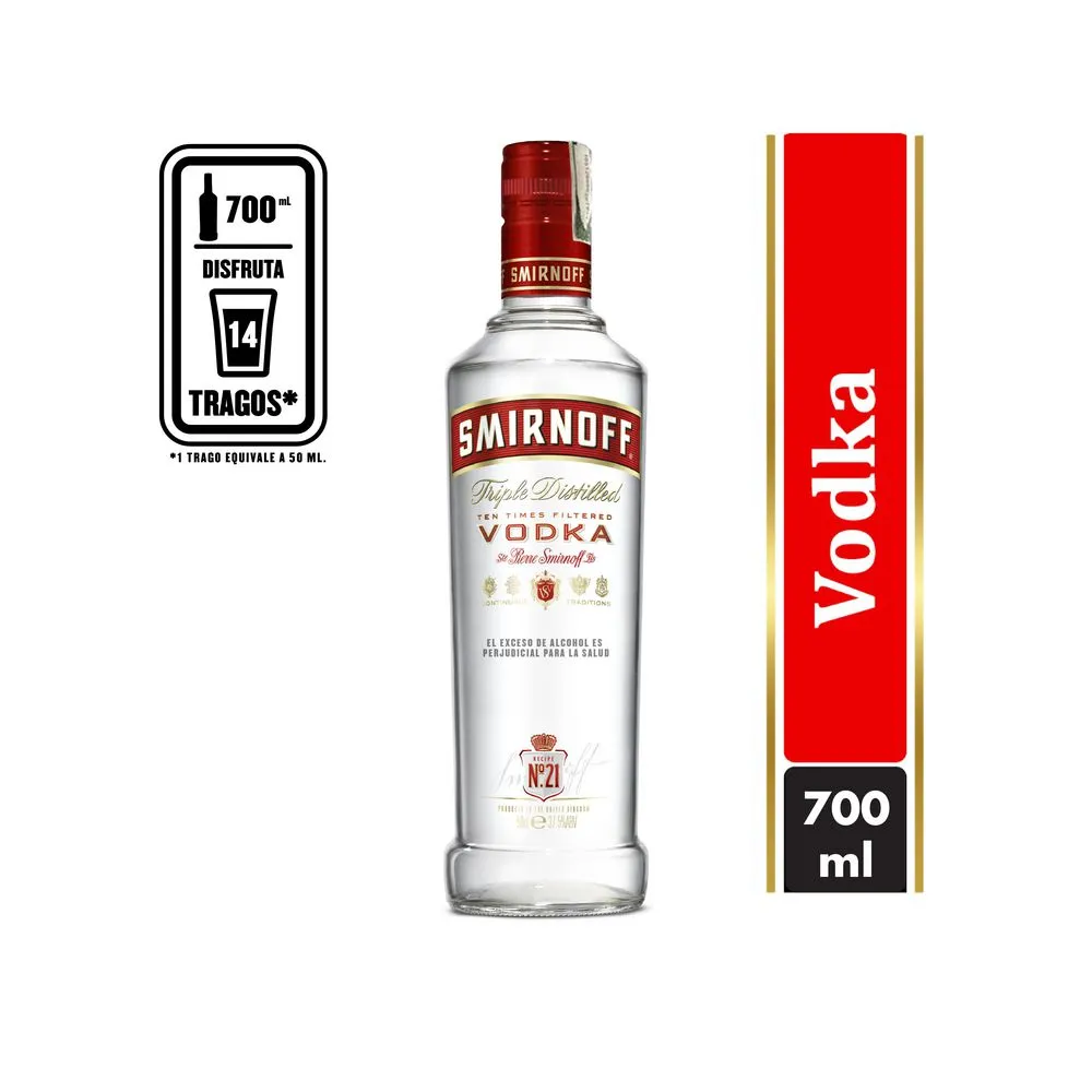 Vodka Smirnoff No 21 Red 700Ml