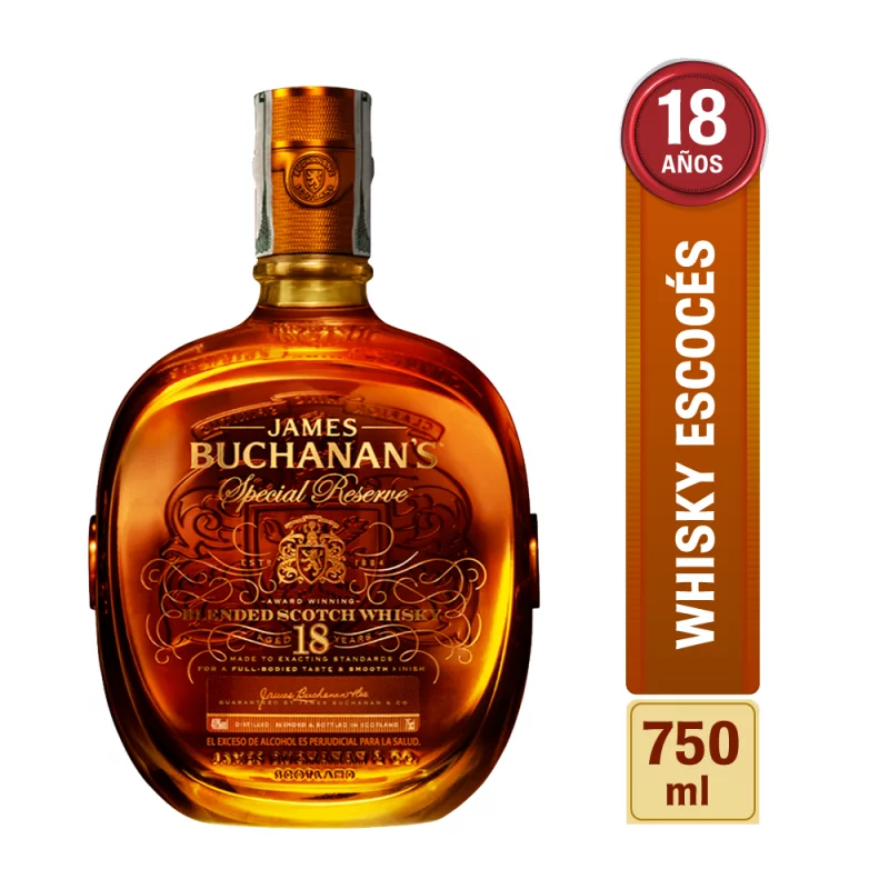 Whisky Buchanans 18 Años Botella 750 Ml