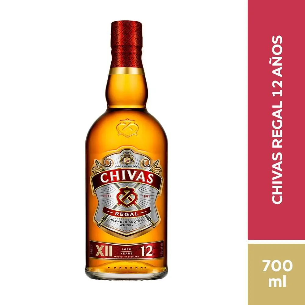 Whisky Chivas Regal 12 Años 700 Ml