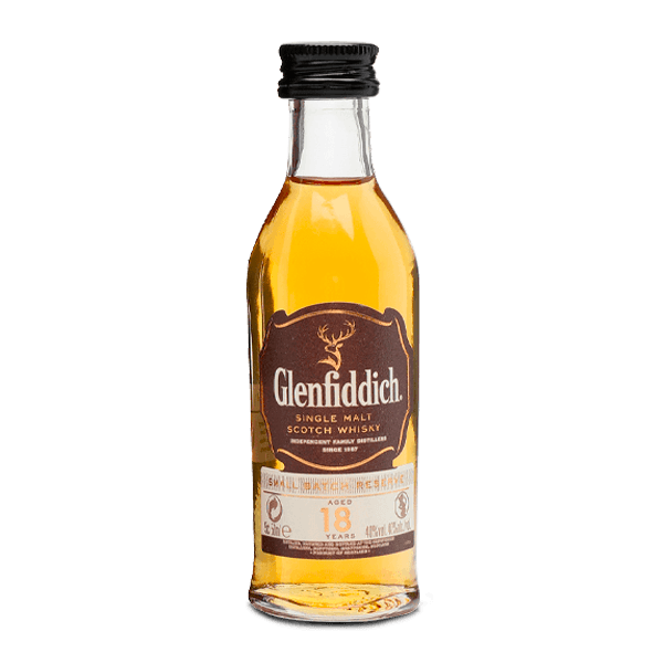 Whisky Glenfiddich 18 Años Mini 50 Ml