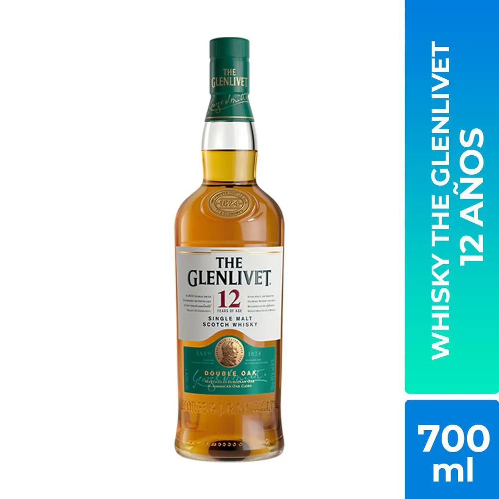 Whisky Glenlivet 12 Años 700 Ml