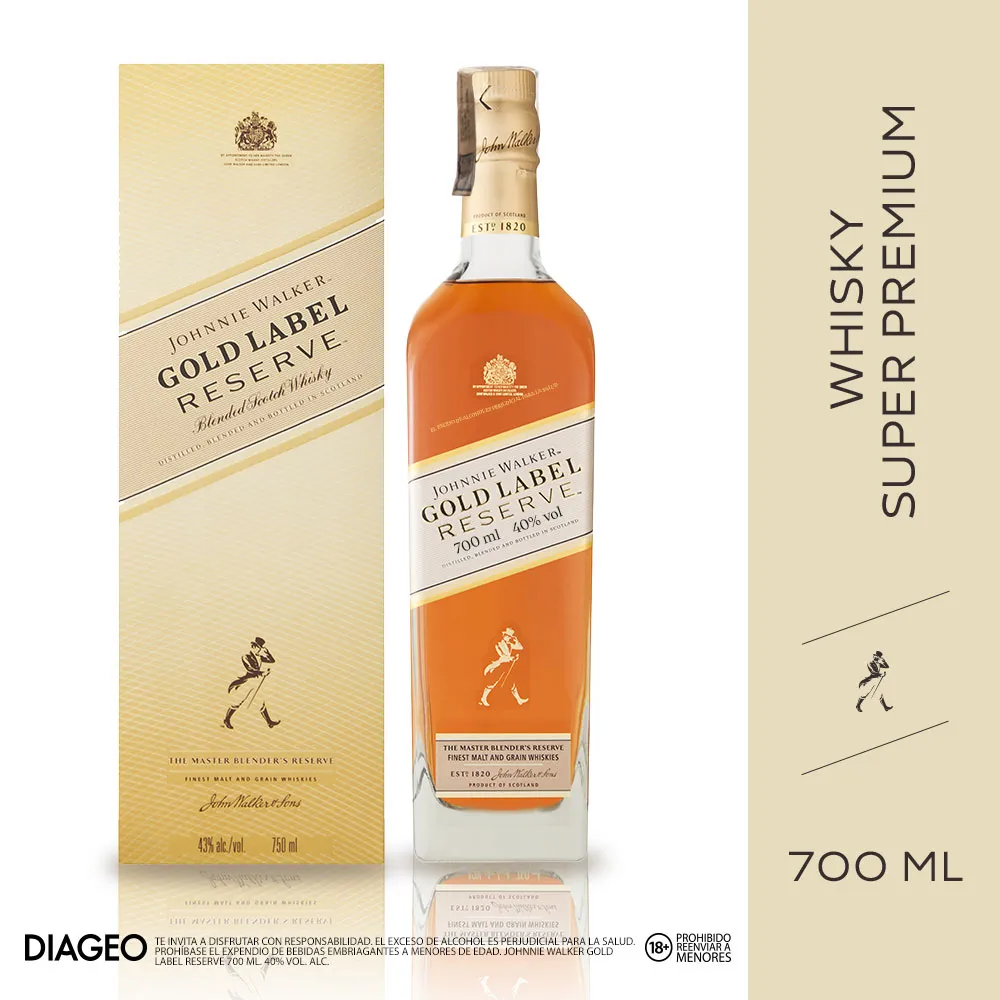 Whisky Johnie Walker Gold Label Reserve 700 Ml