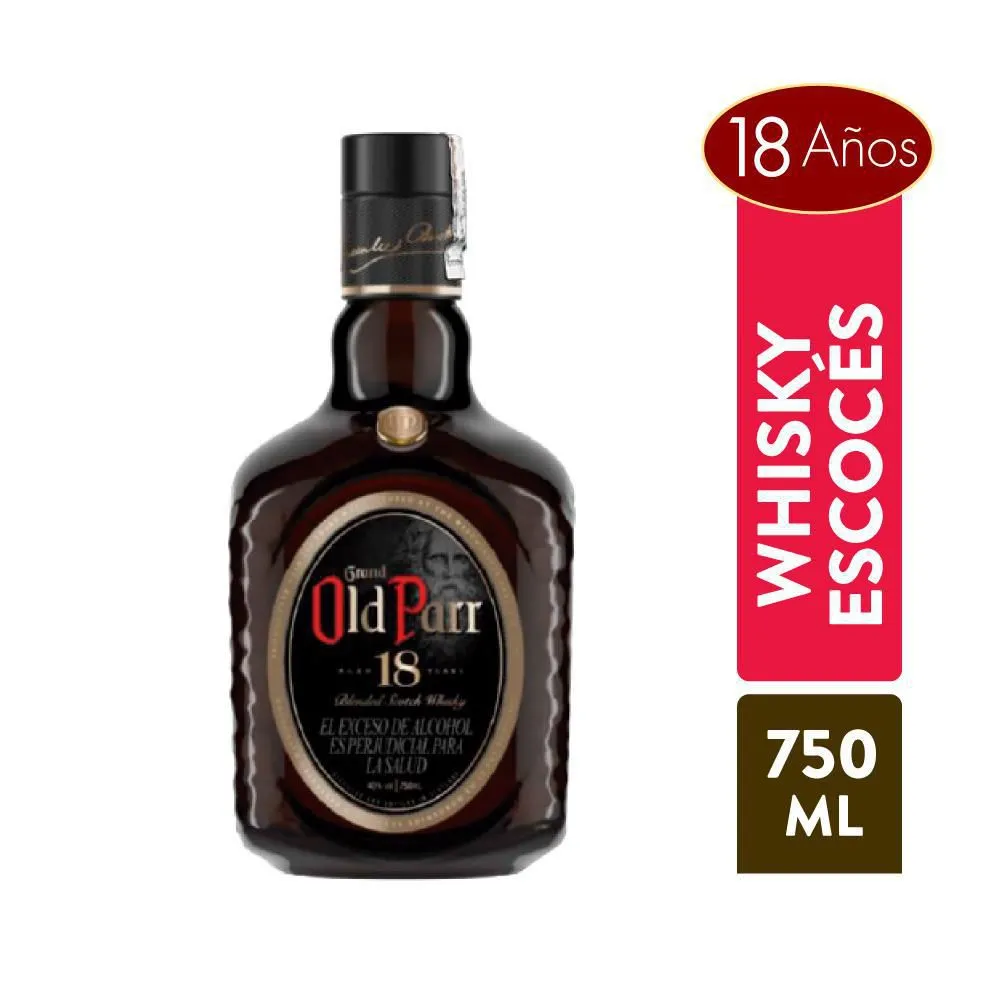 Whisky Old Parr 18 Años 750Ml