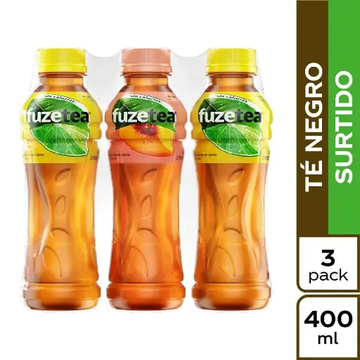 [GA0001000] 3 Pack Fuze 400 Surtido