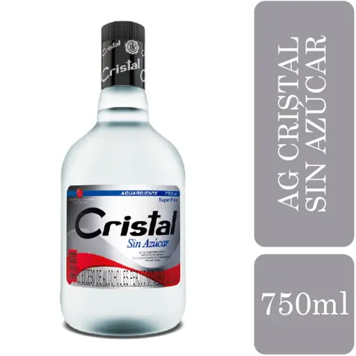 [AD00023] Aguardiente Cristal Sin Azucar L 750 Ml