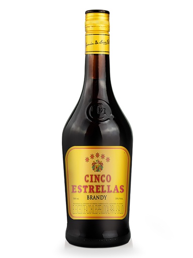 [BR00004] Brandy Cinco Estrellas 750 Ml