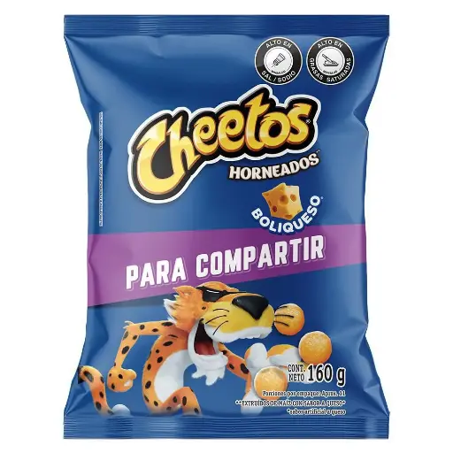 [CH0002] CHEETOS Horneados Boliqueso 160 Gr