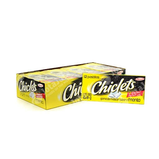 [DE002040] Chicles Adams Menta X Und