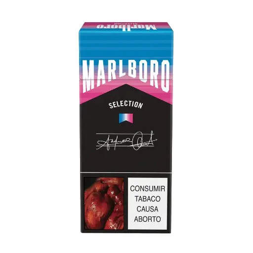 [CI00444] Cigarrillo Marlboro Azul Rosa Media