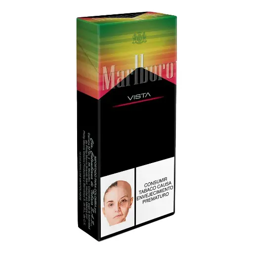 [CI00777] Cigarrillo Marlboro Vista Rojo Verde  Media