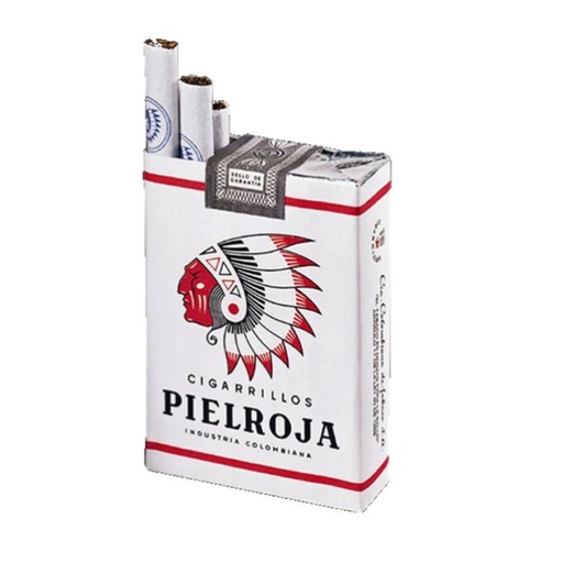 [CI00028] Cigarrillo Piel Roja Sin Filtro Cajetilla