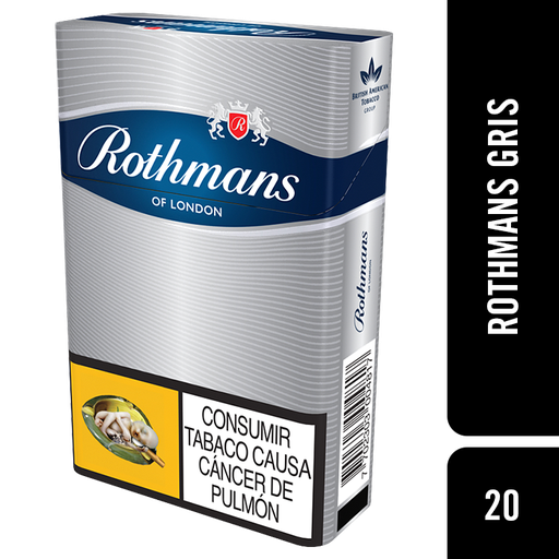 [CI00021] Cigarrillo Rothmans Gris Cajetilla