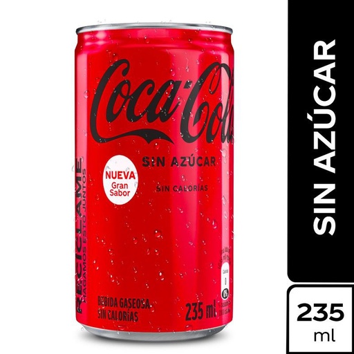 [GA00350] Coca Cola S/Az Bytes Lata 235 Ml
