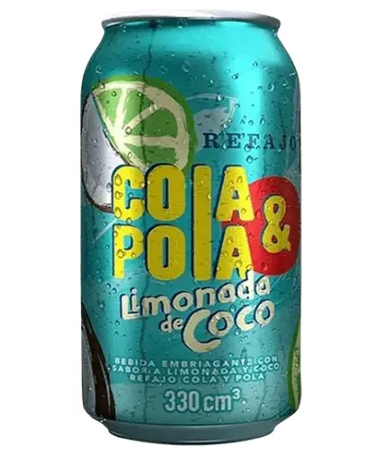 [CZ00163] Cola Y Pola Limonada Coco Lata 330 Ml