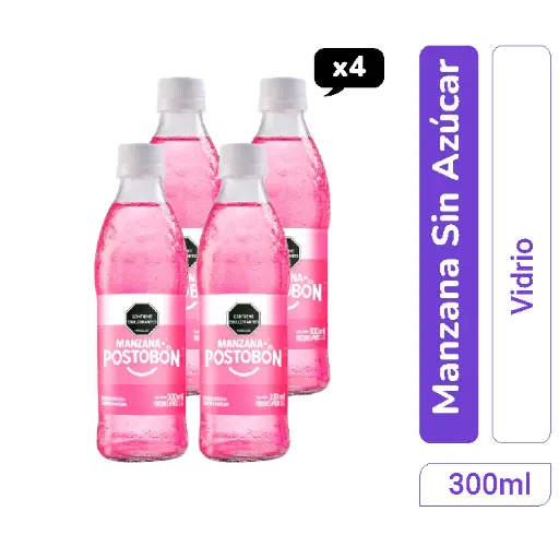 [GA00305] Gaseosa Manzana Cero 300 Ml